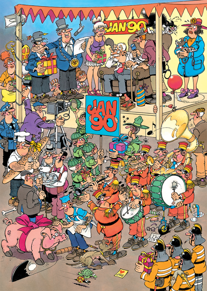 Puzzel 500 st. JvH - Fijne 90ste!