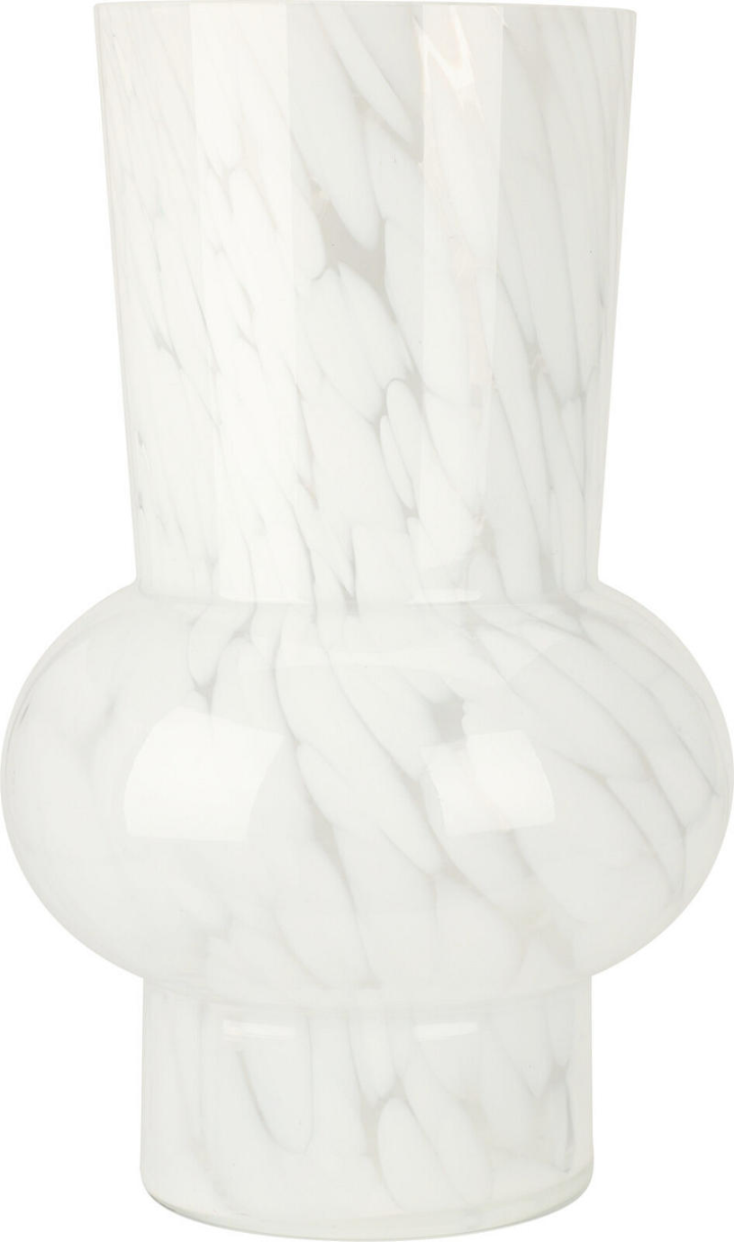 Vaas Marmer glas 16x26cm - assorti kleur