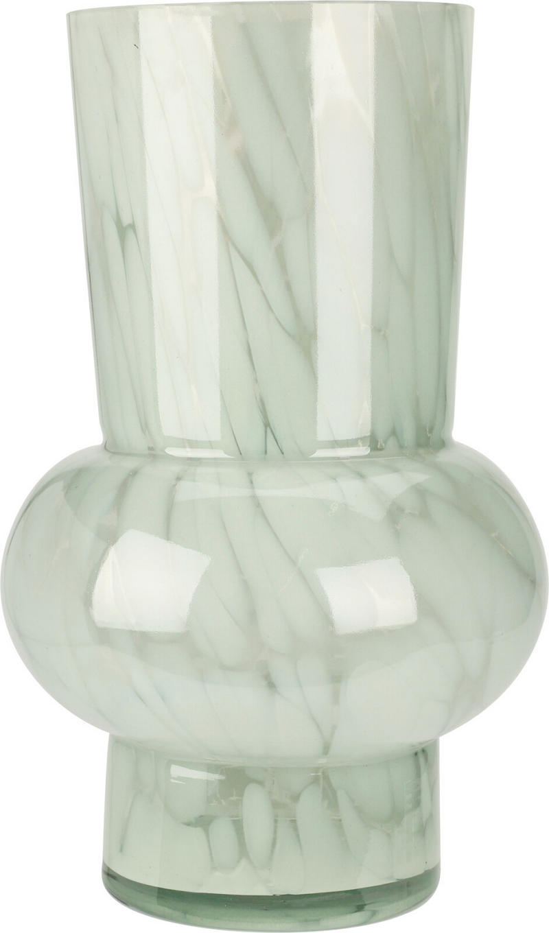 Vaas Marmer glas 16x26cm - assorti kleur