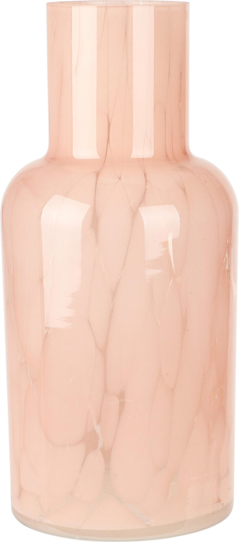 Vaas Marmer glas 11x23cm - assorti kleur