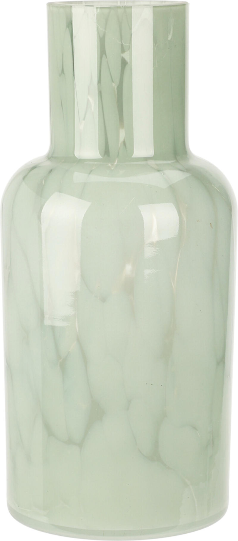 Vaas Marmer glas 11x23cm - assorti kleur