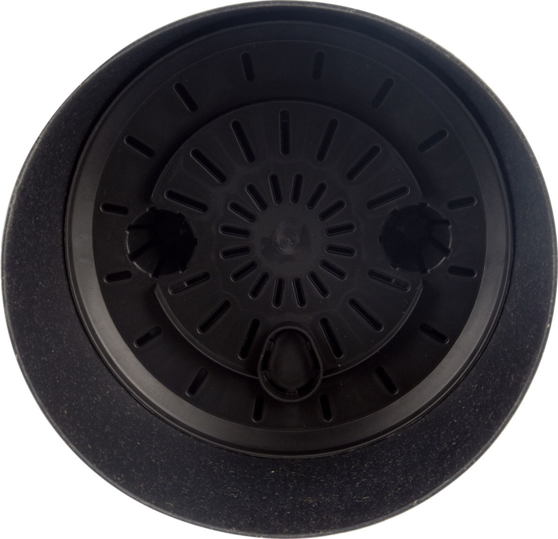 Bloempot Eco op pootjes 200x175mm - zwart