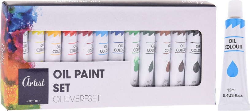 Olieverf set 10x12ml