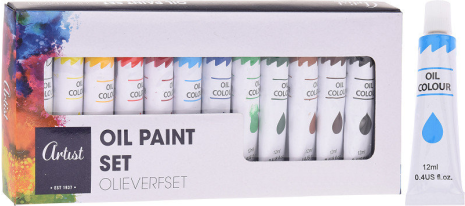 Olieverf set 10x12ml