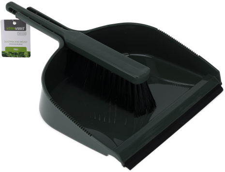 Stoffer en blik XL groen