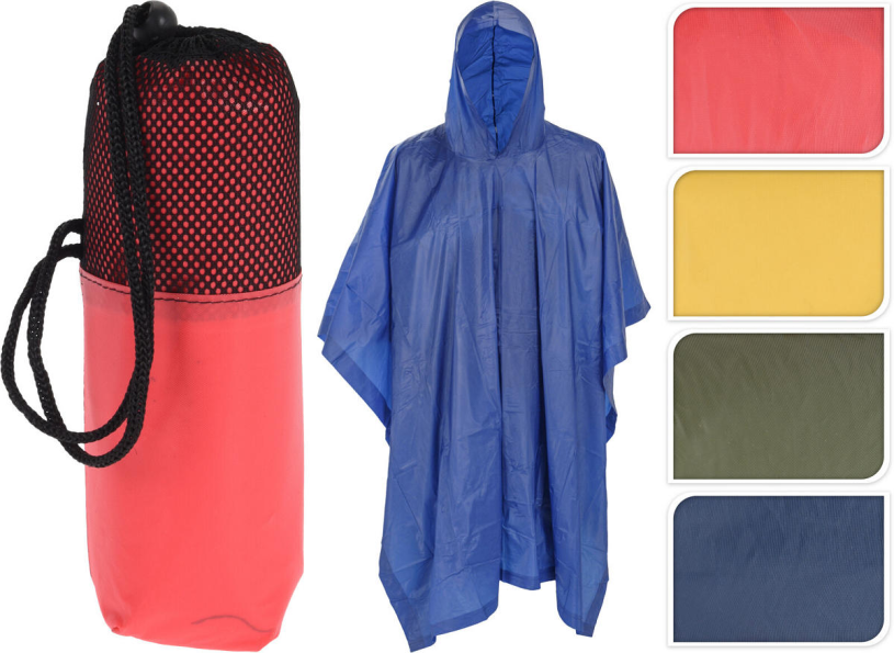 Luxe Poncho in opbergtas assorti