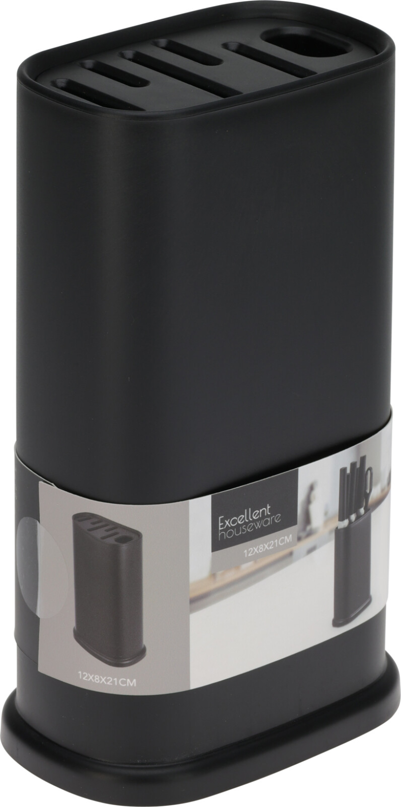 Messenblok PP 124x80x210mm - zwart