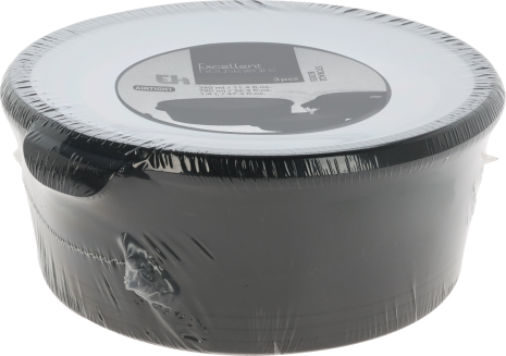 Voorraaddozen set Luxe 3stuks assorti kleur