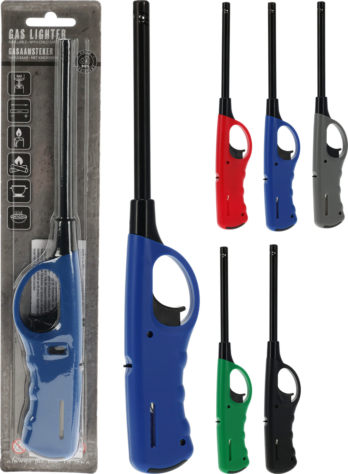 Gasaansteker 275mm 5 assorti