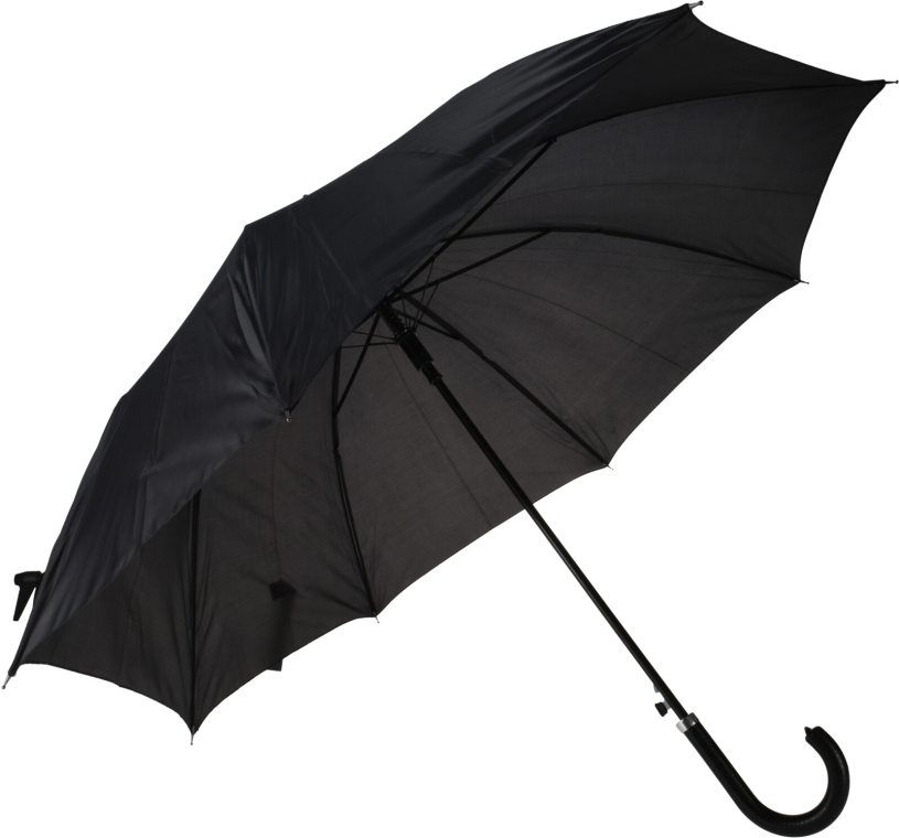 Paraplu 118x94cm automaat - zwart