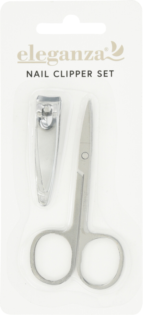 Eleganze Nagelknipper RVS set 2-delig