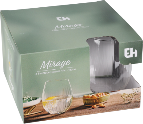 Waterglas Mirage set 44cl 4 stuks