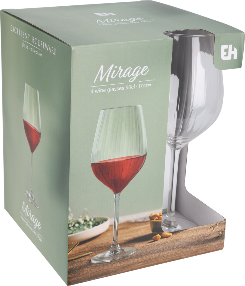 Wijnglas Mirage set 50cl 4 stuks