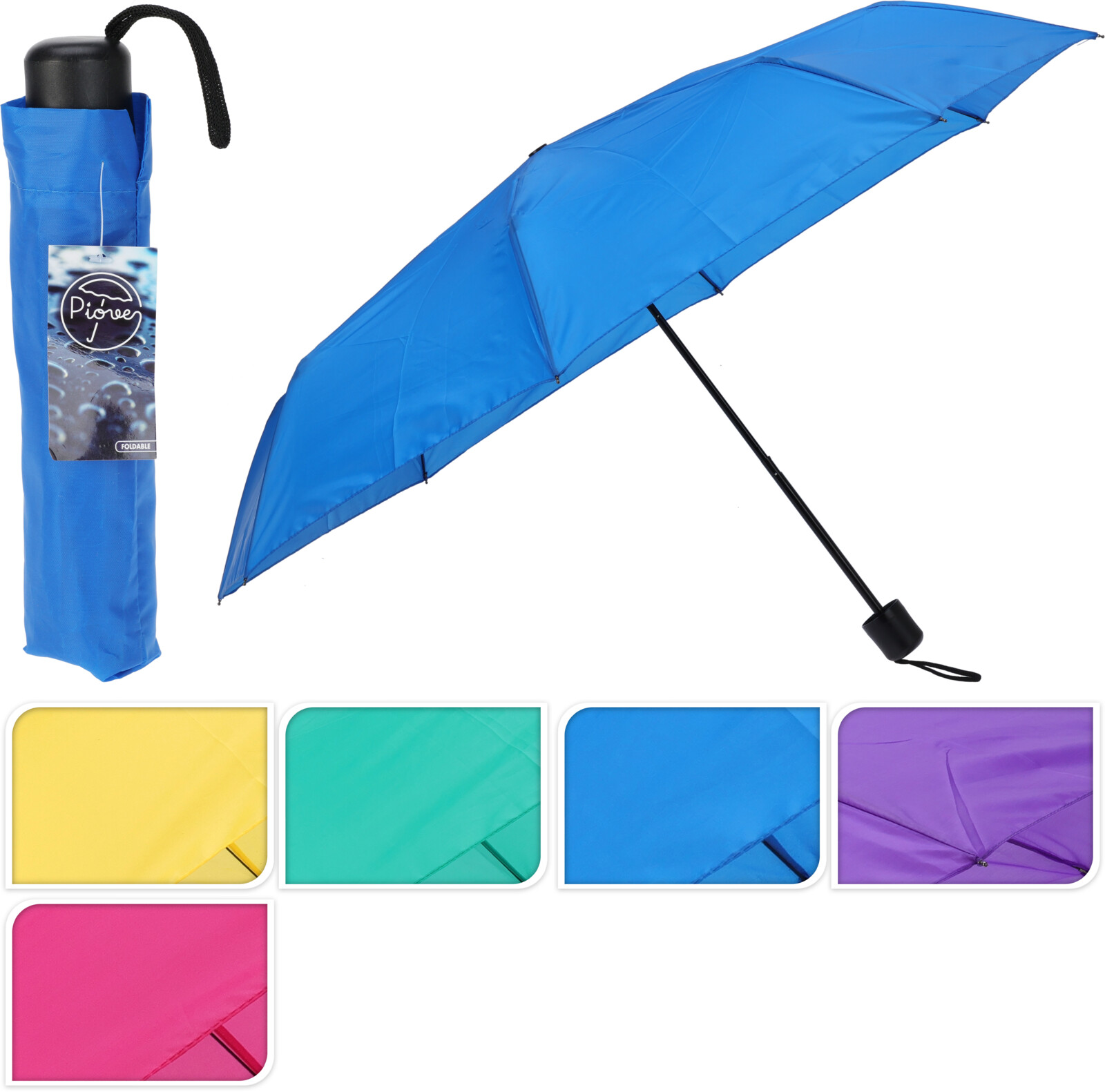 Paraplu vouwbaar assorti