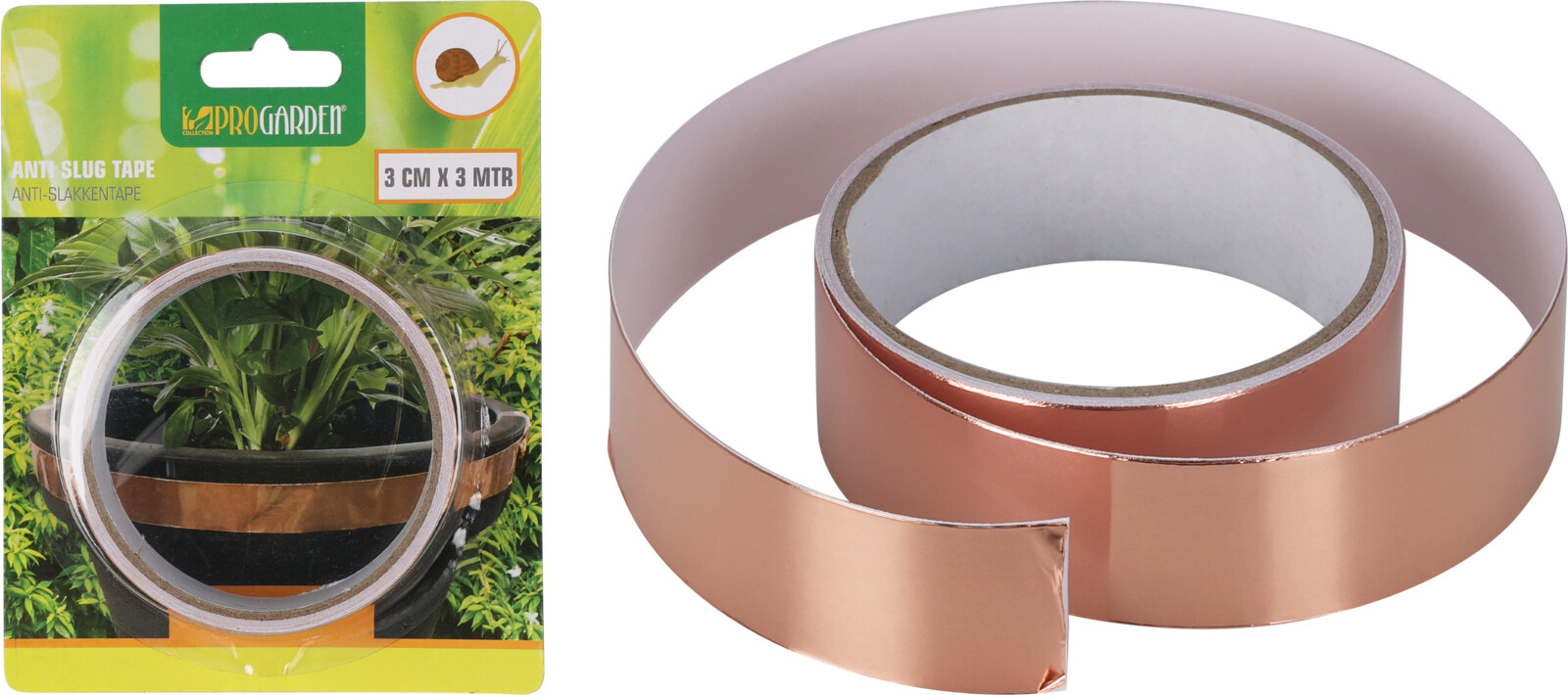 Anti slakken tape koper 3m