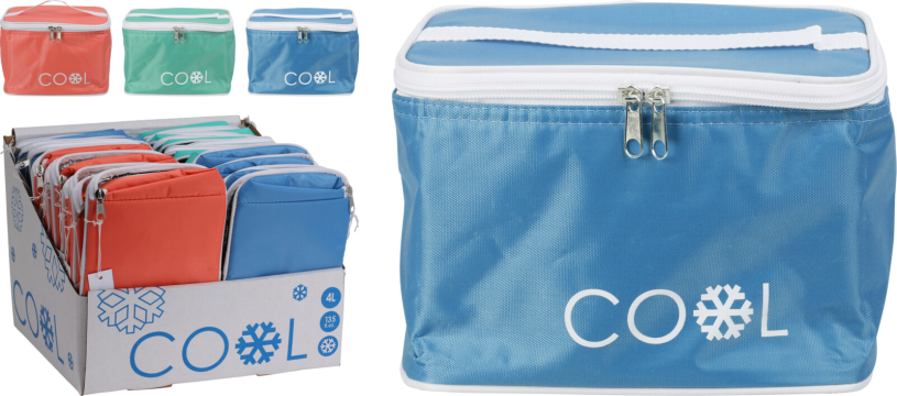 Koeltas 4 liter assorti kleur
