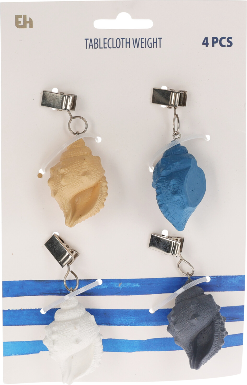 Tafelkleedgewichten Sea 4 stuks