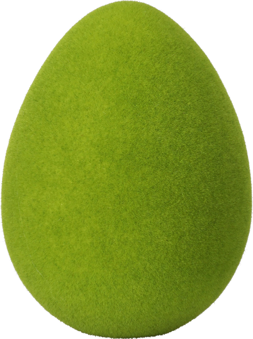 Flock Paasei staand 10cm assorti