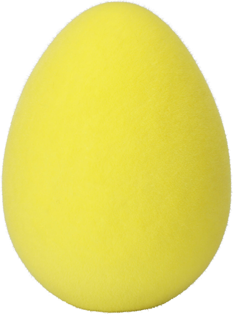 Flock Paasei staand 14cm assorti