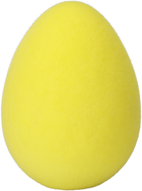 Flock Paasei staand 14cm assorti