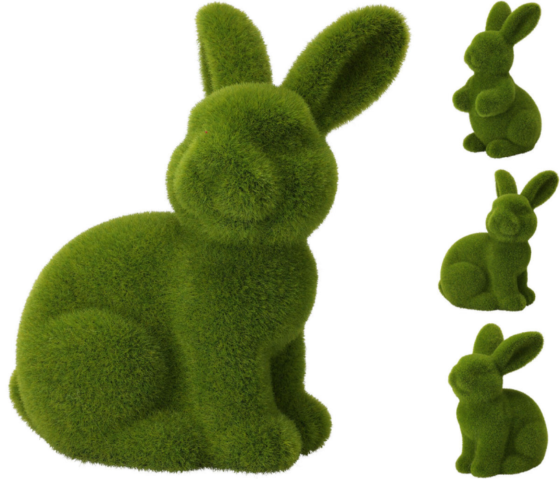 Flock Paashaas 22cm assorti