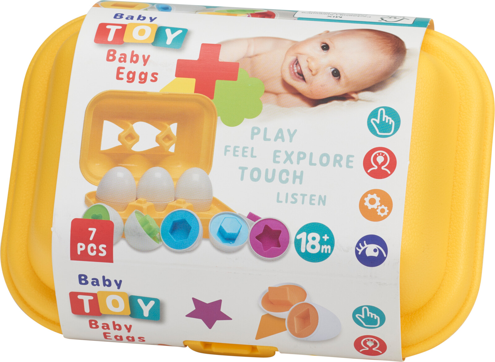 Baby Vormenpuzzel Eieren