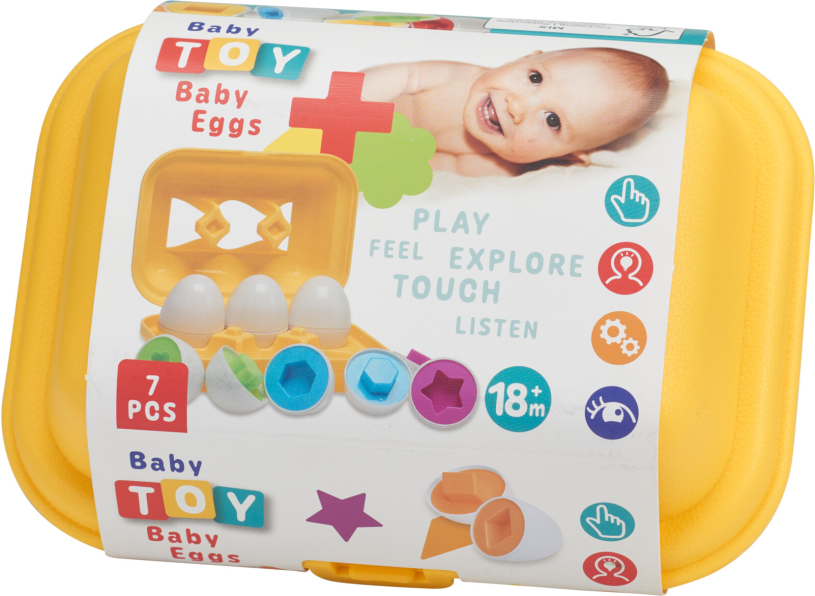 Baby Vormenpuzzel Eieren