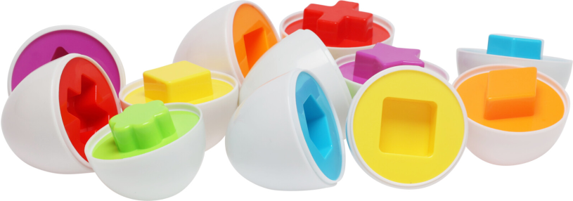 Baby Vormenpuzzel Eieren