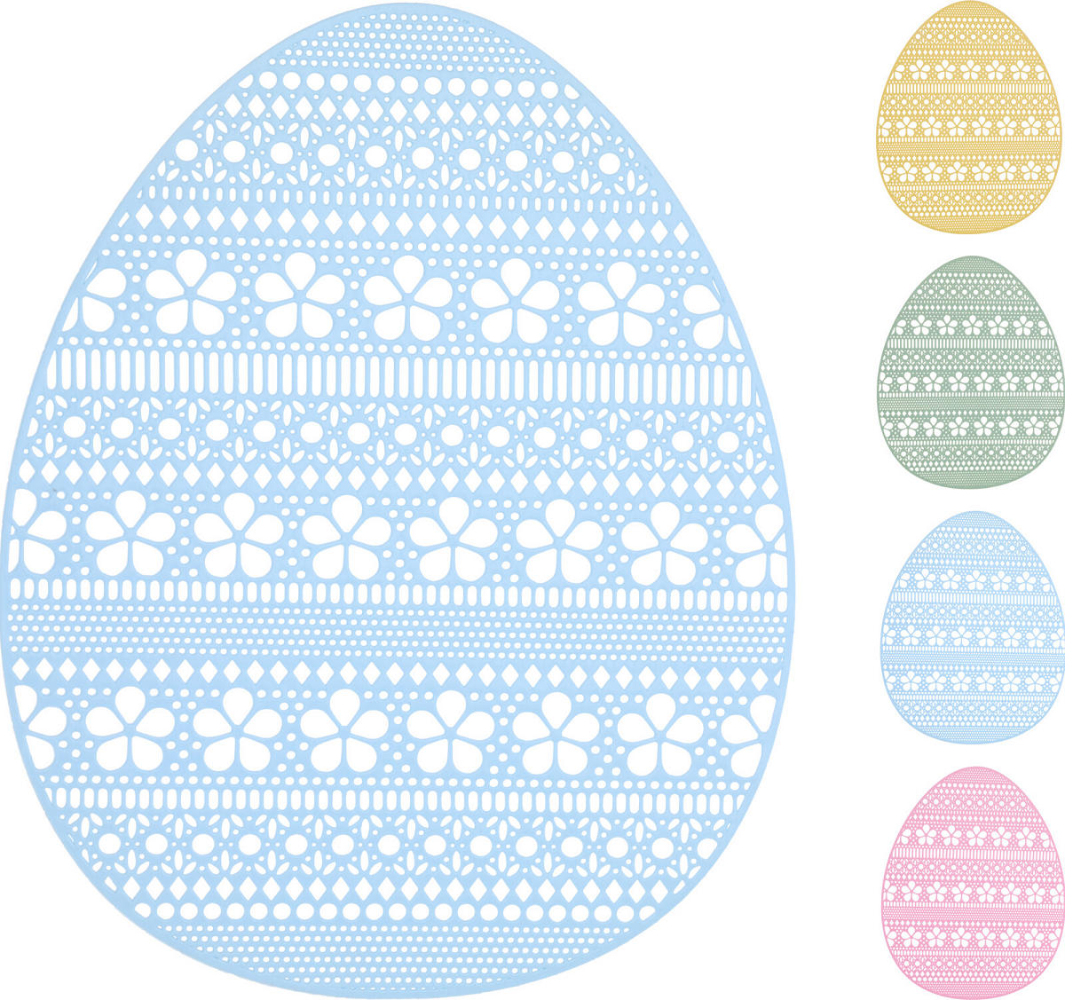 Placemat Pasen Ei 395x315mm assorti