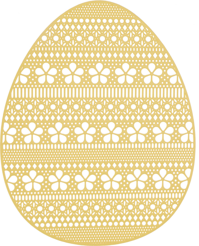 Placemat Pasen Ei 395x315mm assorti