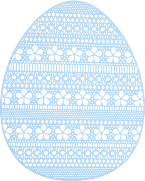 Placemat Pasen Ei 395x315mm assorti