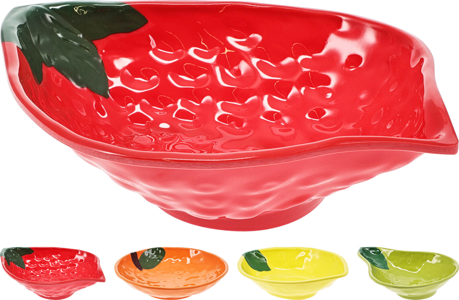 Schaal Melamine Fruit 200x120mm assorti