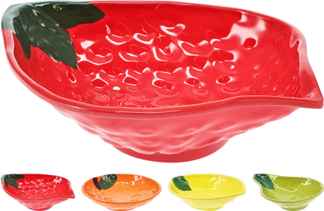 Schaal Melamine Fruit 200x120mm assorti