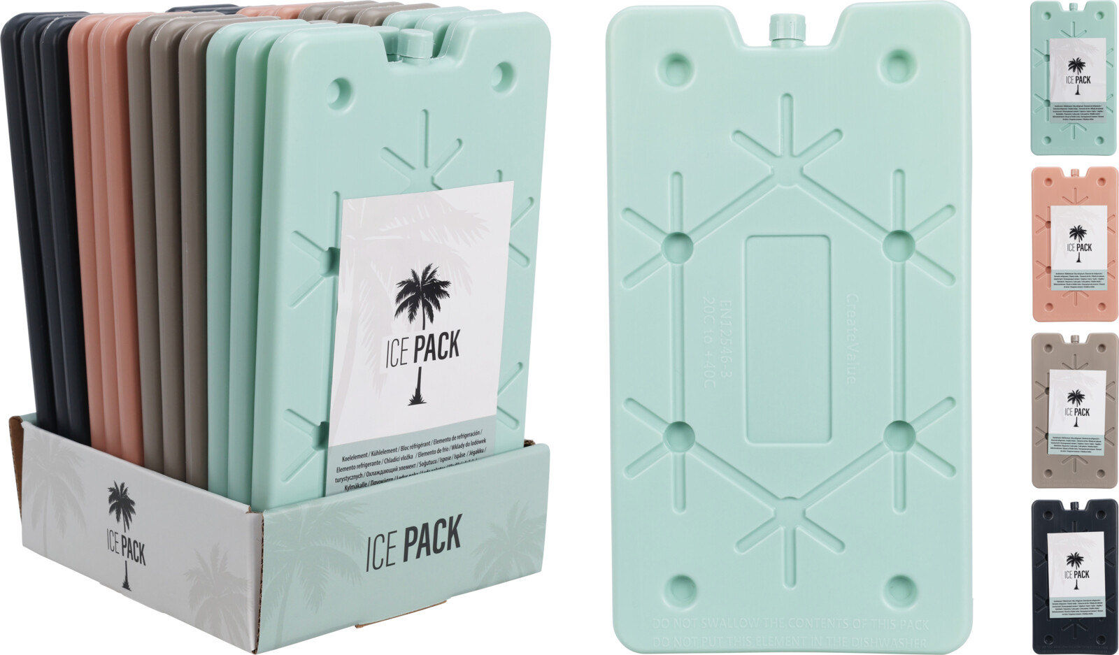 Koelelement 25x14cm assorti