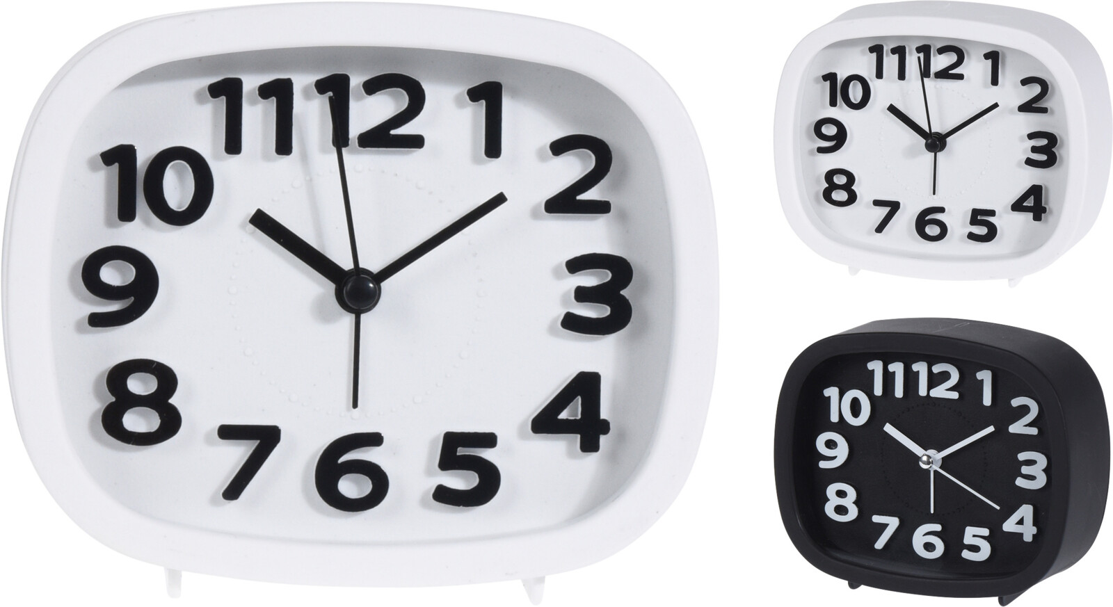 Wekker 2 assorti kleur