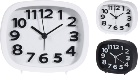 Wekker 2 assorti kleur