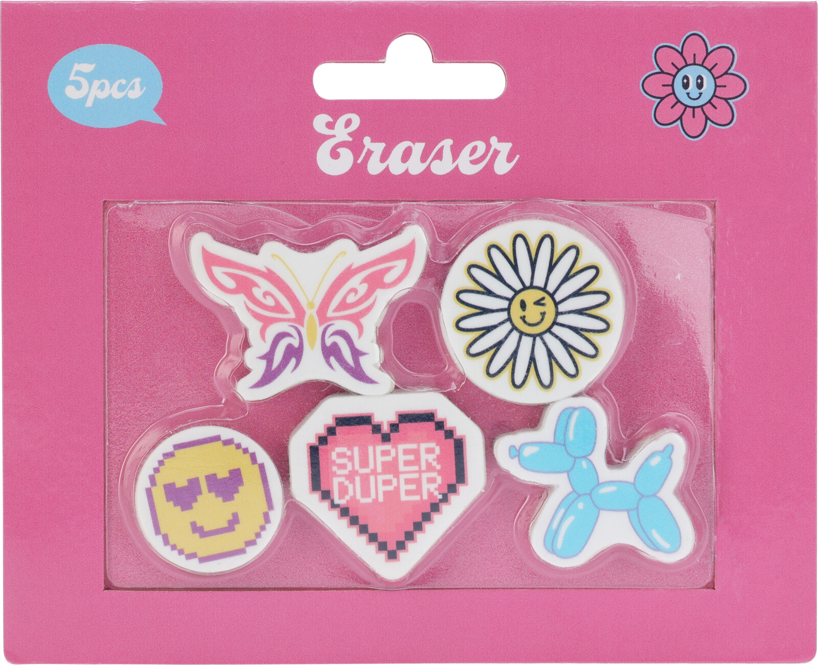 Gummen Butterfly 5 stuks