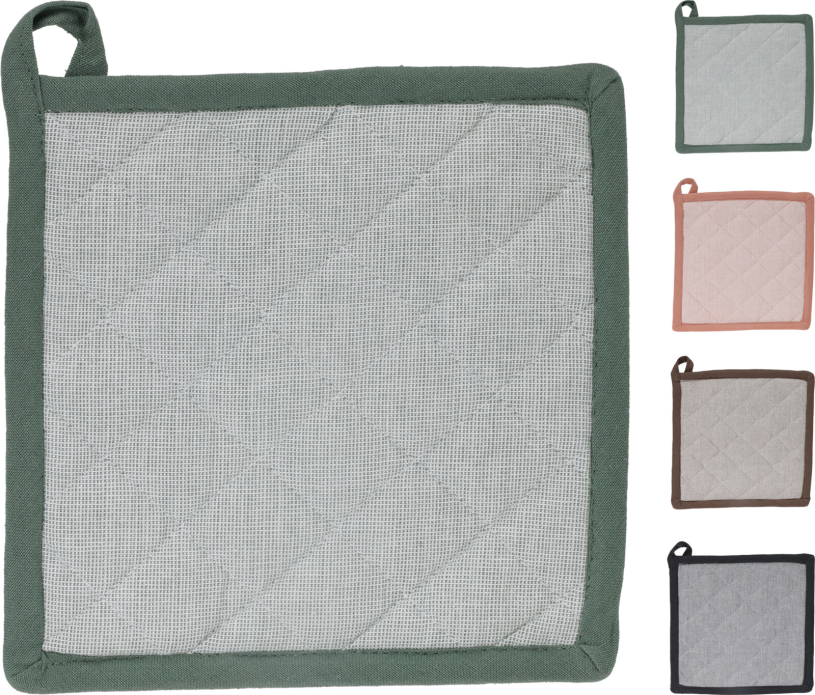 Pannenlap Pastel 20x20cm 4 assorti