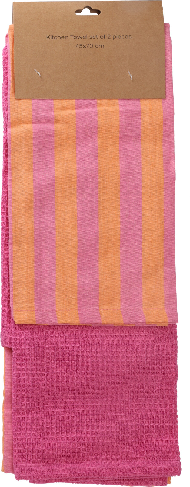Theedoek Stripe set 2 stuks 70x45cm assorti