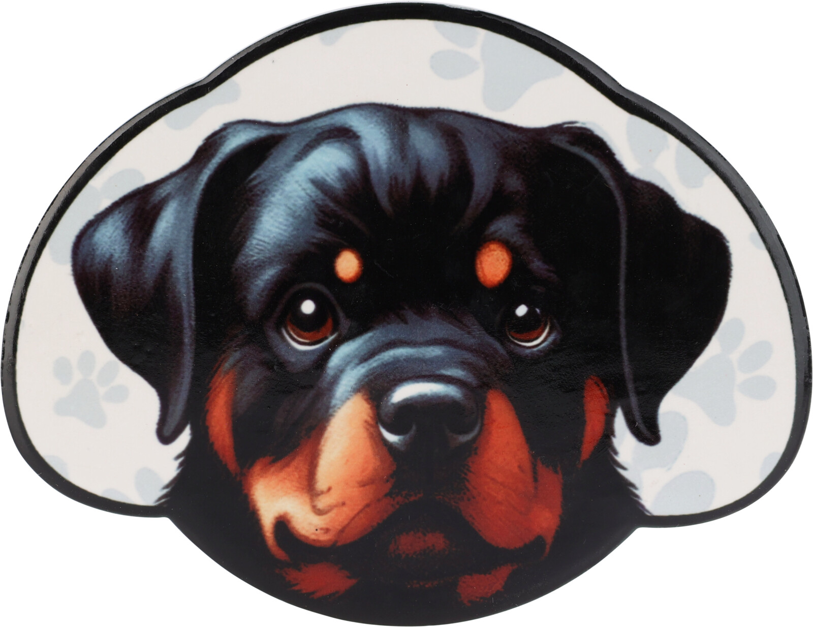 Onderzetter Hond 4 stuks in houder