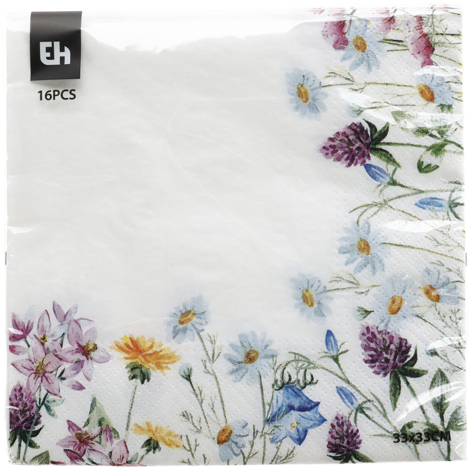 Servetten 33x33cm 16 stuks - Flower