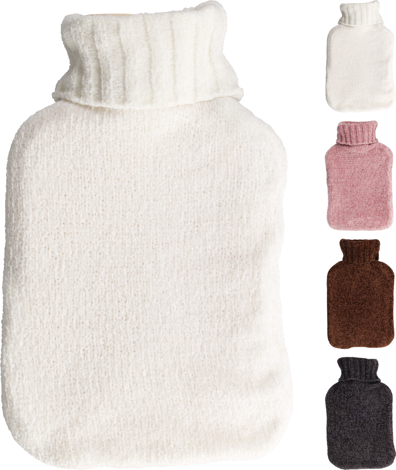 Kruik 1750ML met hoes 4 assorti kleuren