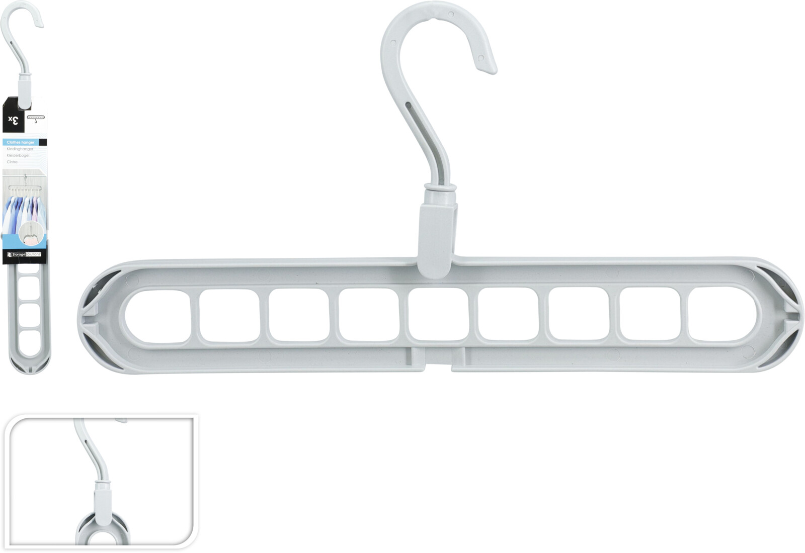 Kledinghanger multi-functyioneel