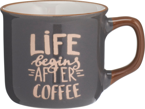 Beker aardewerk Coffee 160ml assori