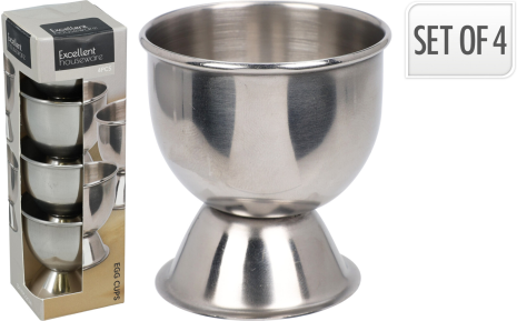 RVS Eierdoppen set 4 stuks