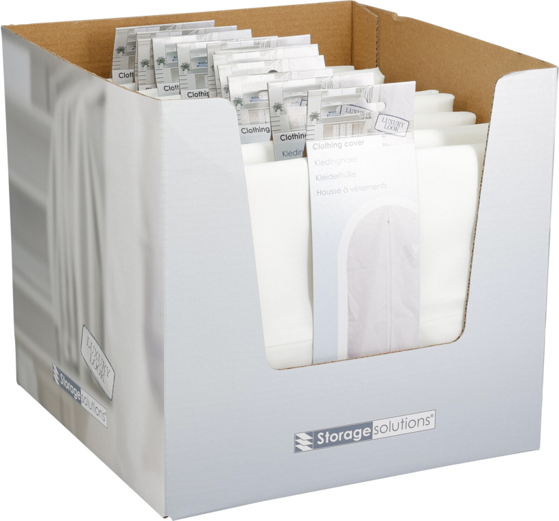 Kledinghoes 61x135cm - wit