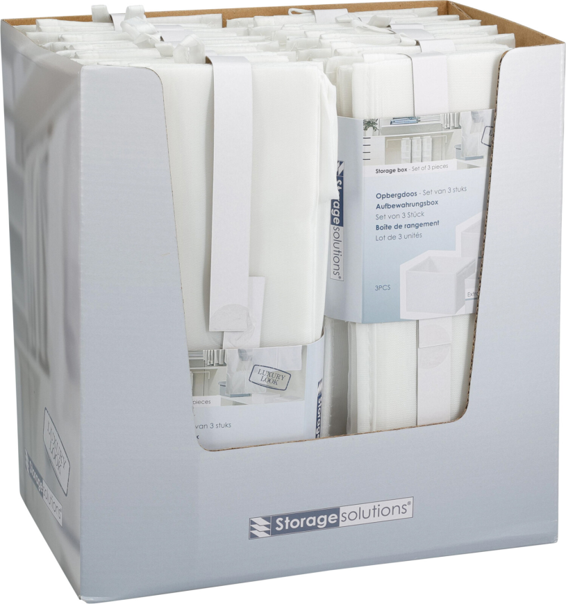 Organiser set 3 manden - wit