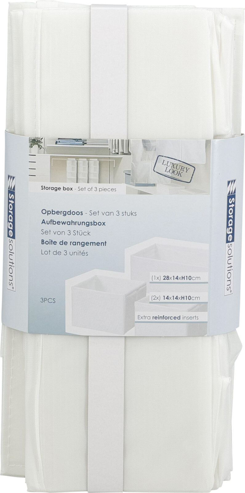 Organiser set 3 manden - wit