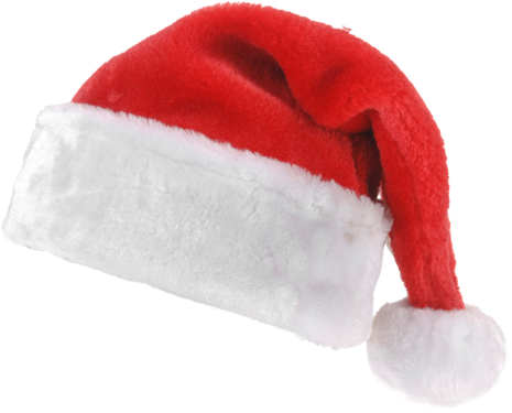 Kerstmuts pluche 40x30cm