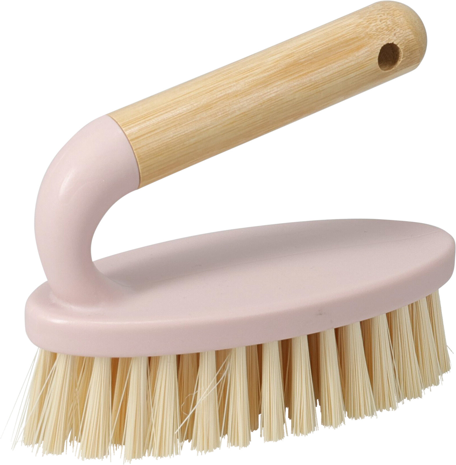 Werkborstel met bamboe handgreep - pastel 3 assorti